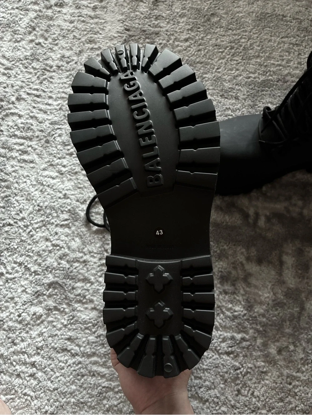 Balenciaga Men's steroids Black Boots size 43